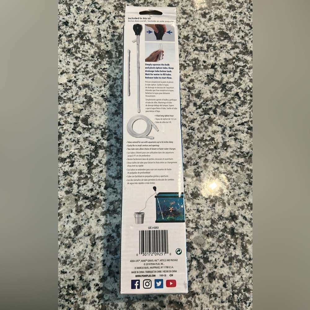 Aqua-Life Nano Gravel-Vac for fish tank NIB - Picture 3 of 5